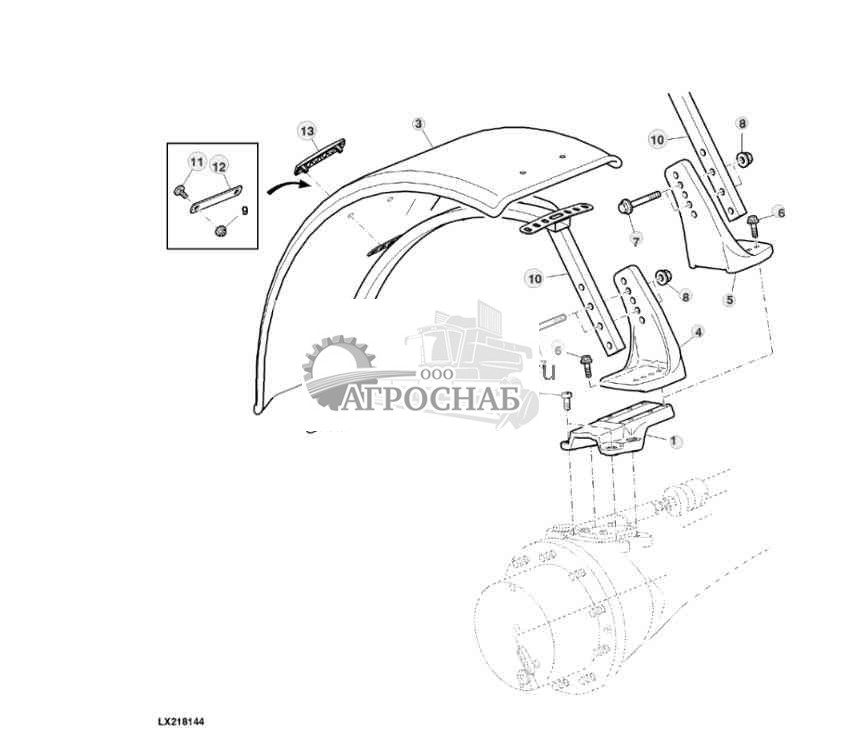 ПЕРЕДНИЕ КРЫЛЬЯ (MFWD, ШИРИНА 370, 420, 480, 540, 620 MM) 